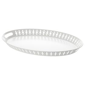 IKEA Romantısk Beyaz 52x39 cm Tepsi