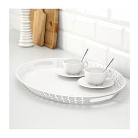 IKEA Romantısk Beyaz 52x39 cm Tepsi