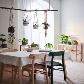 IKEA Rönnınge Yeşil Ahşap Sandalye