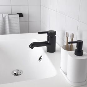 IKEA Saljen 12 cm Siyah Lavabo Bataryası