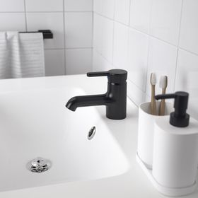 IKEA Saljen 12 cm Siyah Lavabo Bataryası