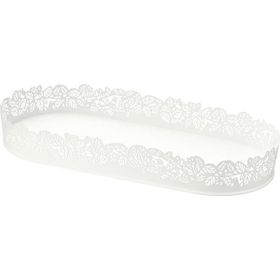 IKEA Samverka Beyaz 35x15 cm Mum Tabağı