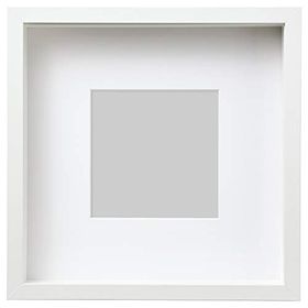 IKEA Sannahed Beyaz 25x25 cm Beyaz Çerçeve