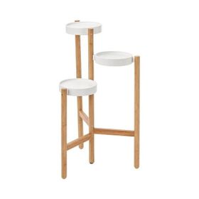 IKEA Satsumas Bambu Beyaz 78 cm Çiçeklik