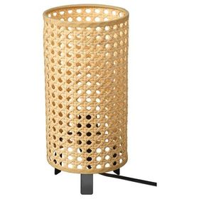 IKEA Saxhyttan Bej-Siyah 26 cm Masa Lambası