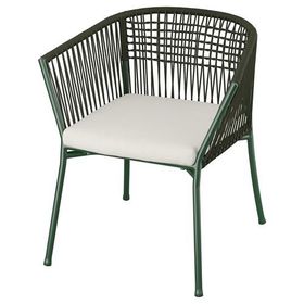 IKEA Segerön Koyu Yeşil Kolçaklı Sandalye