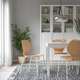 IKEA Sigtrygg Sefast Meşe Beyaz Sandalye