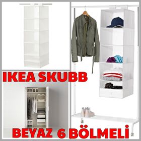 IKEA Skubb Beyaz 44x34x11 cm Bölmeli Kutu