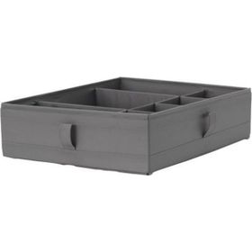 IKEA Skubb Koyu Gri 44x34x11 cm Bölmeli Kutu