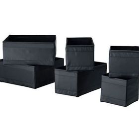 IKEA Skubb Siyah Kutu Seti