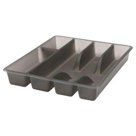 IKEA Smacker - Plastik Gri Çatal Bıçaklık Kaşıklık