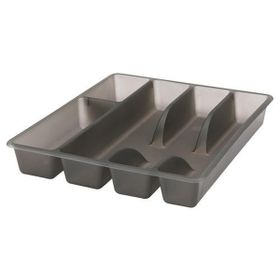 IKEA Smacker - Plastik Gri Çatal Bıçaklık Kaşıklık