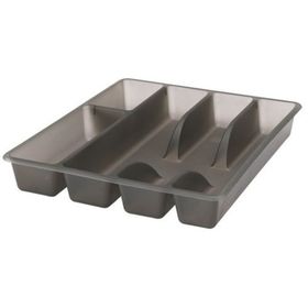 IKEA Smacker - Plastik Gri Çatal Bıçaklık Kaşıklık