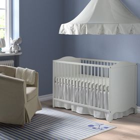 IKEA Smagöra 50461230 Beyaz Bebek Karyolası