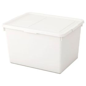 IKEA Sockerbıt Beyaz 38x51x30 cm Kapaklı Kutu