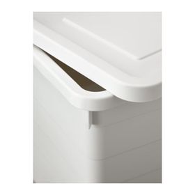 IKEA Sockerbıt Beyaz 38x51x30 cm Kapaklı Kutu