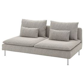 IKEA Söderhamn Viarp Bej Kahverengi 3'lü Kanepe