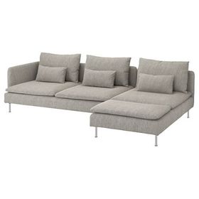 IKEA Söderhamn Viarp Bej Kahverengi 3'lü Kanepe