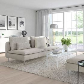 IKEA Söderhamn Viarp Bej Kahverengi 3'lü Kanepe