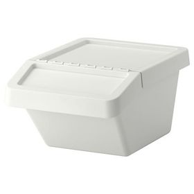 IKEA Sortera Beyaz 37 lt Çöp Kutusu