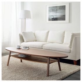 IKEA Stockholm Ceviz Kaplama 180x59 cm Orta Sehpa