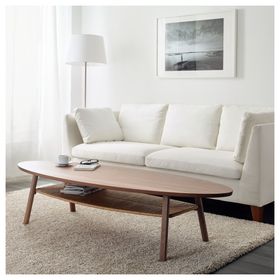 IKEA Stockholm Ceviz Kaplama 180x59 cm Orta Sehpa