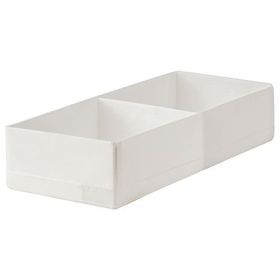 IKEA Stuk Beyaz 20x51x10 cm Bölmeli Kutu