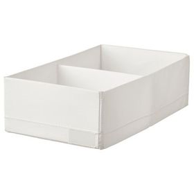 IKEA Stuk Beyaz 20x51x10 cm Bölmeli Kutu
