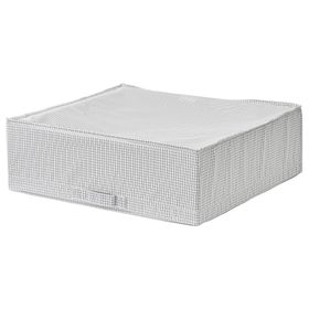 IKEA Stuk Beyaz Gri 55x51x18 cm Kutu