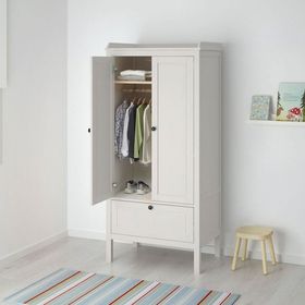 IKEA Sundvik Beyaz 80x50x171 CM Çocuk Gardırobu