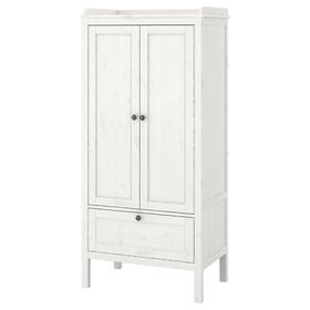IKEA Sundvik Beyaz 80x50x171 cm Çocuk Gardırobu