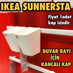 IKEA Sunnersta Beyaz 12x11 cm Kap