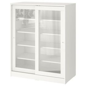 IKEA Syvde Beyaz 100x123 cm Sürgü Kapaklı Dolap