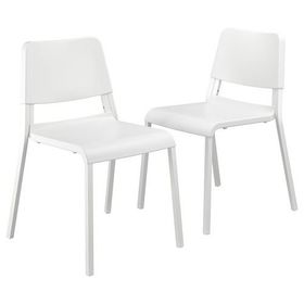 IKEA Teodores Beyaz 2 Adet Mutfak Sandalyesi Seti