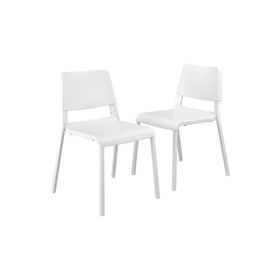 IKEA Teodores Beyaz 2 Adet Mutfak Sandalyesi Seti