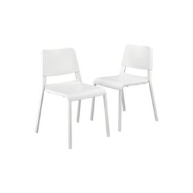 IKEA Teodores Beyaz 2 Adet Mutfak Sandalyesi Seti