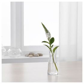 IKEA TIDVATTEN Vazo Saydam Cam 15 cm