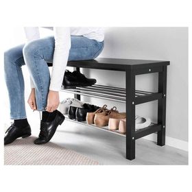 IKEA TJUSIG Bank Ve Ayakkabılık Beyaz 108x50 cm