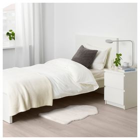 IKEA Toftlund Beyaz 55x85 cm Yapay Koyun Postu