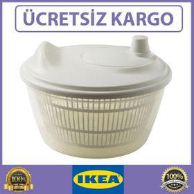 IKEA TOKIG Salata Kurutucu Beyaz 23 cm