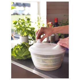 IKEA TOKIG Salata Kurutucu Beyaz 23 cm
