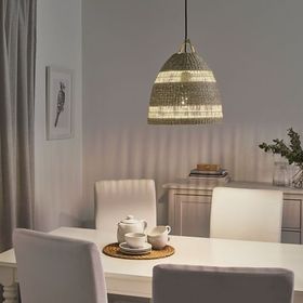 IKEA Torared Abajur Başlığı Deniz Sazı 36 cm Sarkıt Lamba