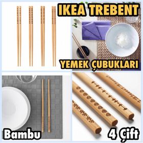 IKEA Trebent Bambu Yemek Çubuğu
