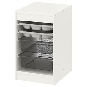 IKEA Trofast 34x44x55 cm Beyaz-Gri Saklama Ünitesi