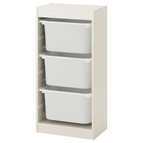 IKEA Trofast 34x44x55 cm Beyaz Saklama Ünitesi