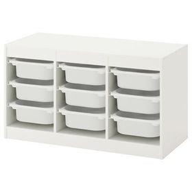 IKEA Trofast 34x44x55 cm Beyaz Saklama Ünitesi