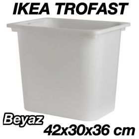 IKEA Trofast 42x30x36 cm Beyaz Saklama Kutusu