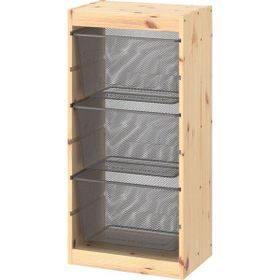 IKEA Trofast 94x44x91 cm Çam-Gri Saklama Ünitesi