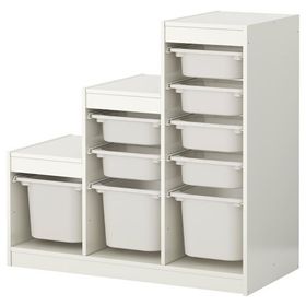 IKEA Trofast 99x44x94 cm Beyaz Saklama Ünitesi
