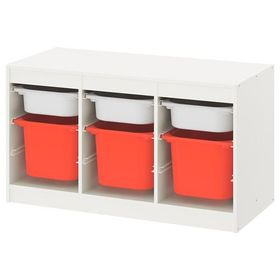 IKEA Trofast Beyaz 99x44x56 cm İskelet